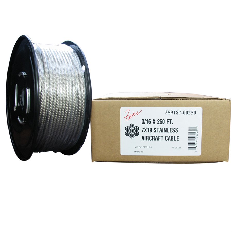 Flexible Stainless Steel Type 304 Cable - 7x7
