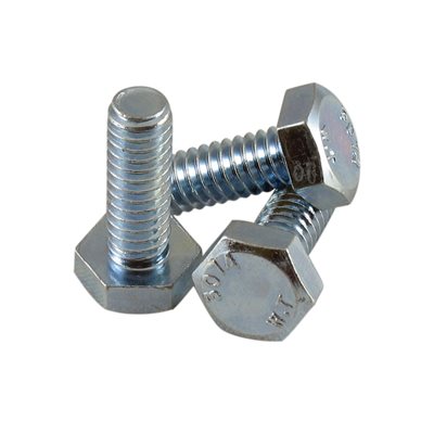 Hex Head Tap Bolt, Full Thread - 1/4-20 in X 3/4 in X 1000 Pcs