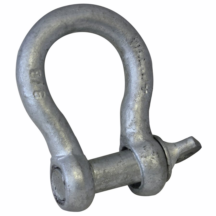 Commercial Grade Screw Pin Anchor Shackles - 3/8 in