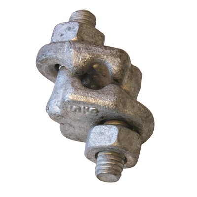 Double Saddle Grip Wire Rope Clip - 1/2 in