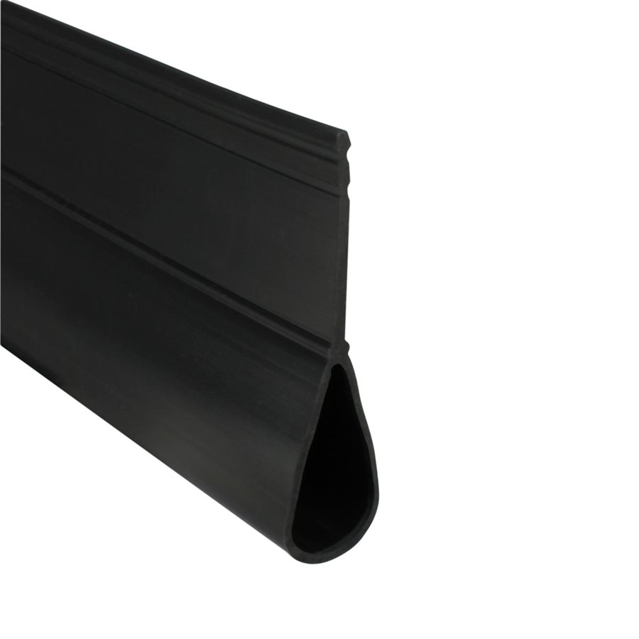 Rolling Steel Bulb Seal - Black X 150 ft