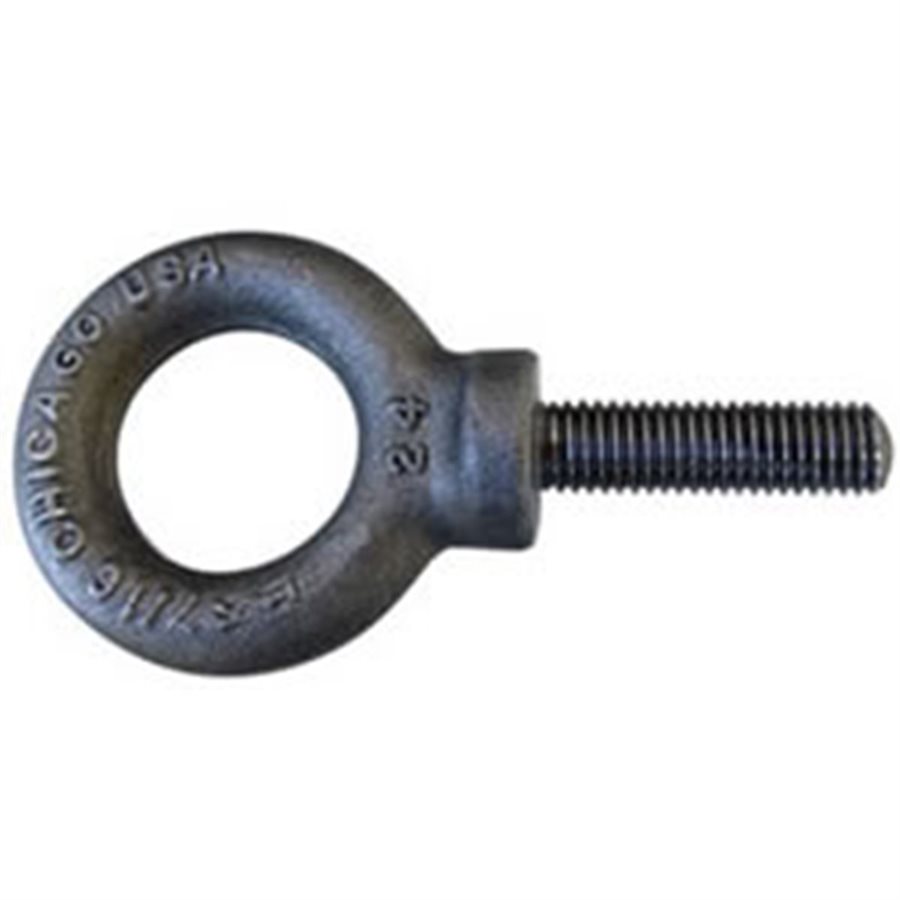 Forged Machinery Eyebolt Self Colored - Shoulder Pattern - USA - 7/16 in X 1-1/2 in