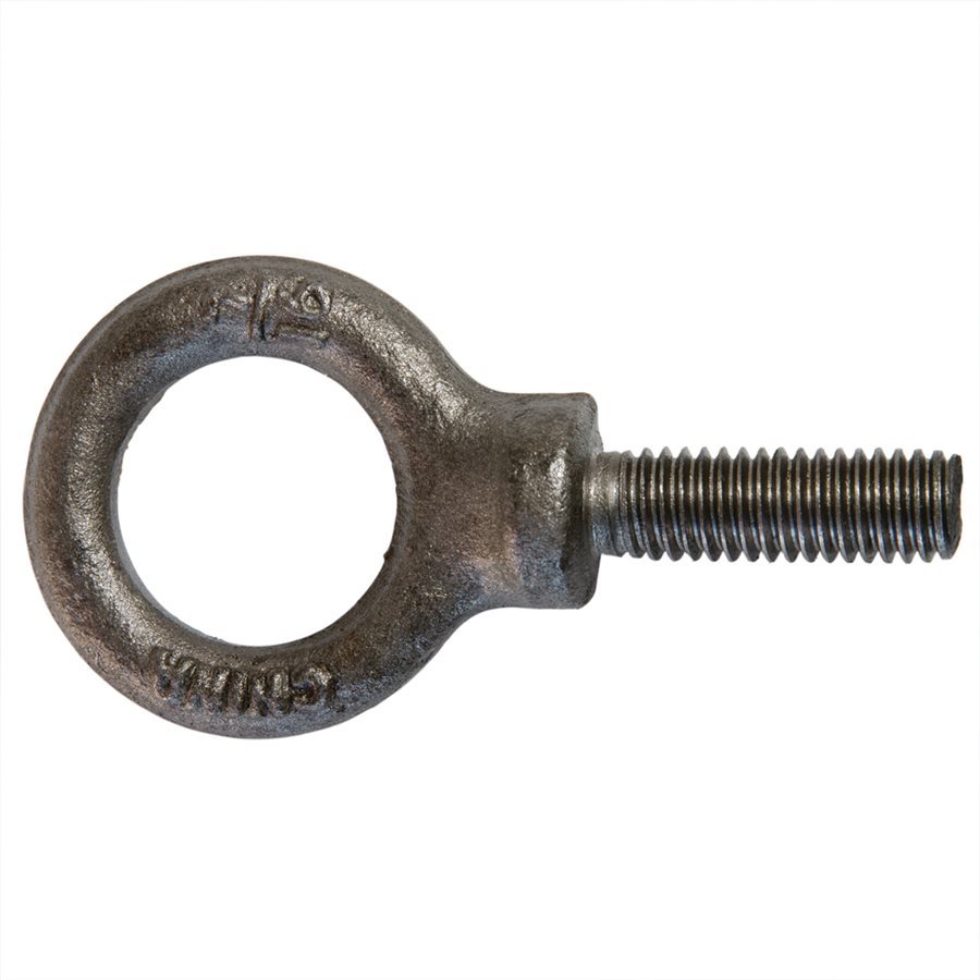 Forged Machinery Eyebolt Self Colored - Shoulder Pattern - 7/16-14 in X 1-3/8 in