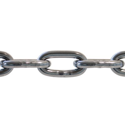 Stainless Steel T316 Proof Coil Chain - 1/8 in