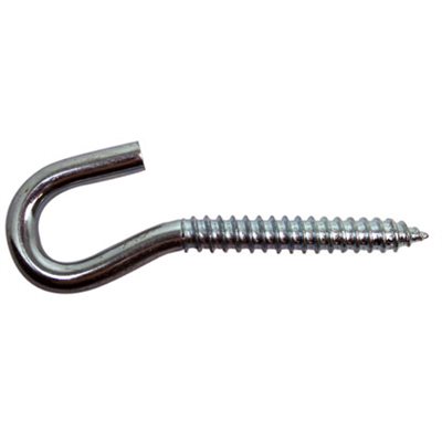 Lag Hook With 1/2 Opening & 5/16 Thread - 1/4 in X 3-1/2 in