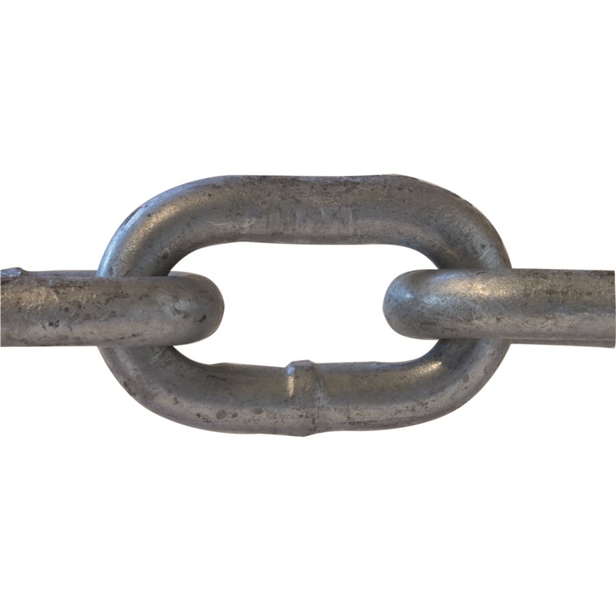 3 / 8 X 400 FT Galvanized High Test Mooring Chain - USA