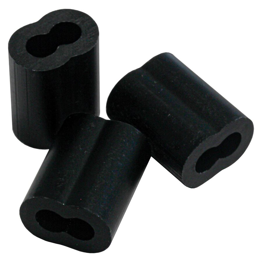 1 / 8 Aluminum Sleeves - Black