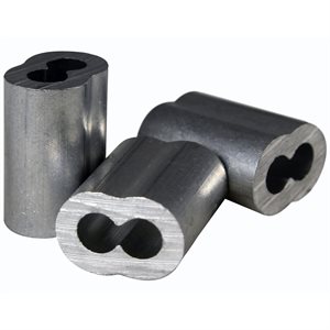 1 / 8 X 100 Pcs Aluminum Sleeves