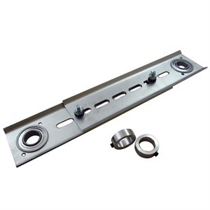 Adj Jack Shaft Spreader Arm with 1" Flanged Bearings & Shaft Collars