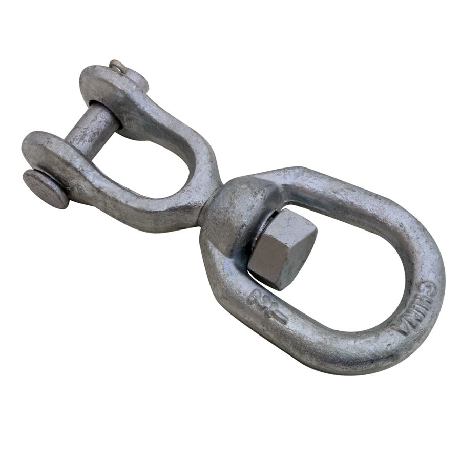 1 / 2 Eye / Jaw Drop Forged Swivel Hot Galvanized