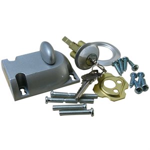 Cast Garage Door Deadbolt with Cylinder