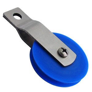 2-1 / 2 Stainless Steel Split Bracket Nylon Pulley X 100 Pcs