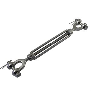 1 / 4 X 4 Type 316 Stainless Steel Jaw / Jaw Turnbuckle