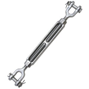 3 / 8 X6 Type 316 Stainless Steel Jaw / Jaw Turnbuckle